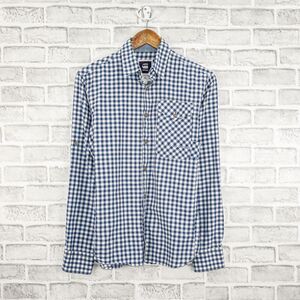 G-STAR RAW Medium Button up Shirt Blue gingham Check